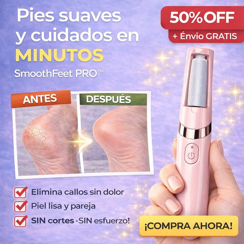 SmoothFeet PRO™ - Removedor de Callos Eléctrico
